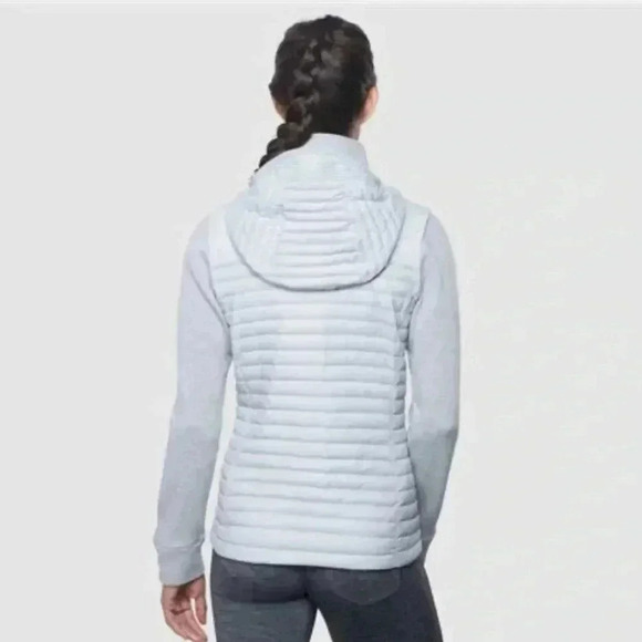 Kuhl Alskar Goose Down Insulated Virgin Wool Full Zip Jacket Gray Size S - Picture 3 of 6